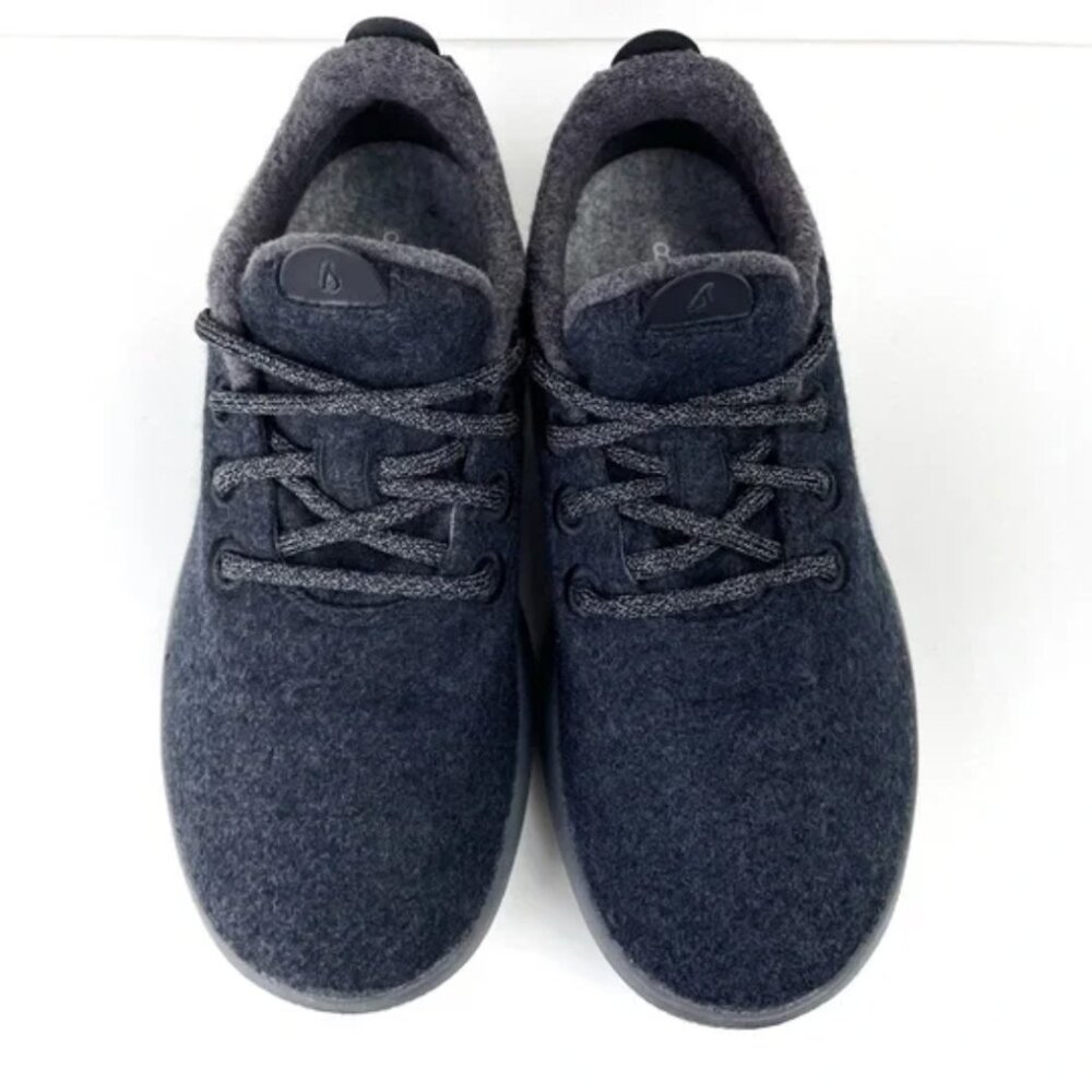 allbirds Women's Black Wool Runner Sneakers - Picture 2 of 8